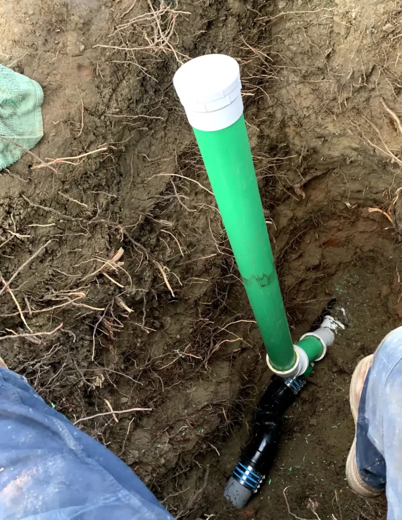 Trenchless sewer line in Antioch, CA.