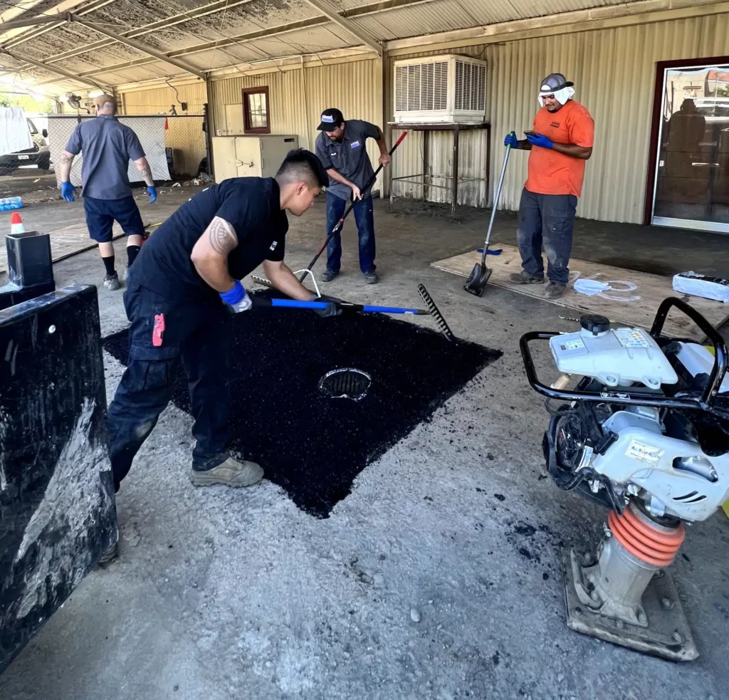 Techs working on sewer line in Antioch, CA.