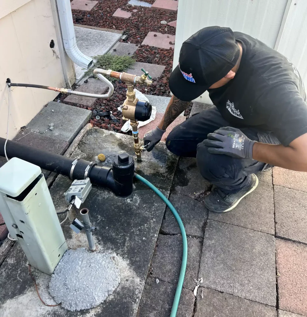 Water Meter with earthquake shutoff valve